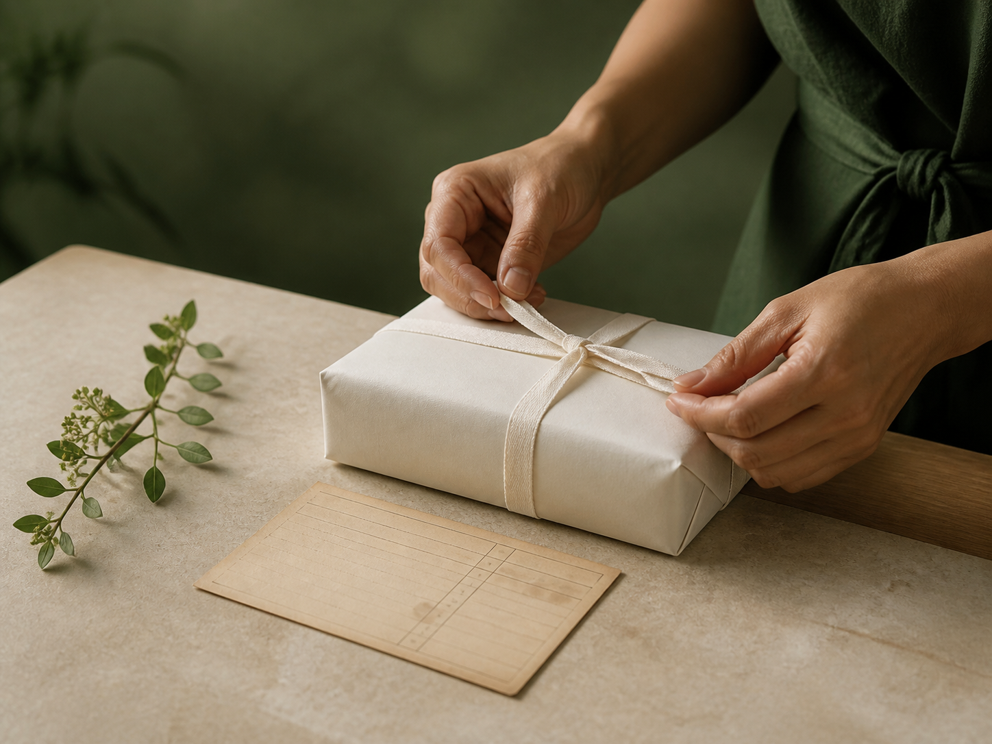 A thoughtfully prepared care parcel representing lasting customer trust
